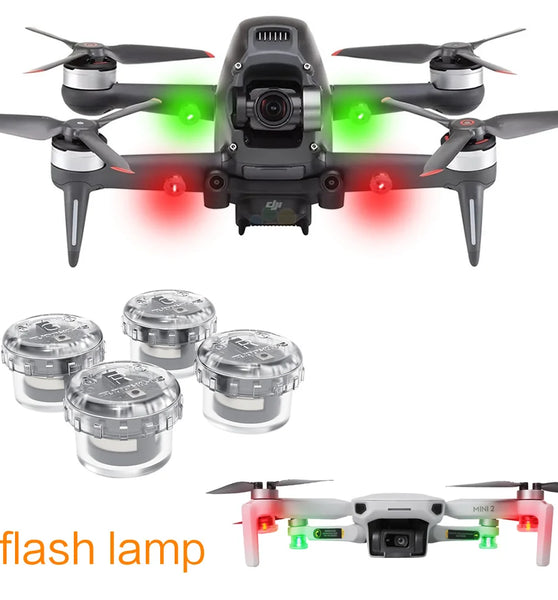 4Pcs Mavic 3 Led Flash Strobe Lamp Universal Drone Flash Strobe Lamp Night