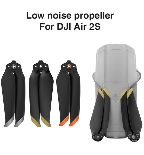 1/2 pairs 7238F Low Noise Drone Props  2S Propellers Foldable Blade Accessories