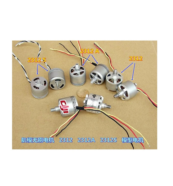 4PCS/Lot DJI Phantom 2/3/4 Drone Brushless Motor 2312 2312A 2312S 800KV 960KV CW/CCW Multi-axis Aircraft
