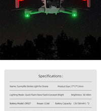 4Pcs Mavic 3 Led Flash Strobe Lamp Universal Drone Flash Strobe Lamp Night