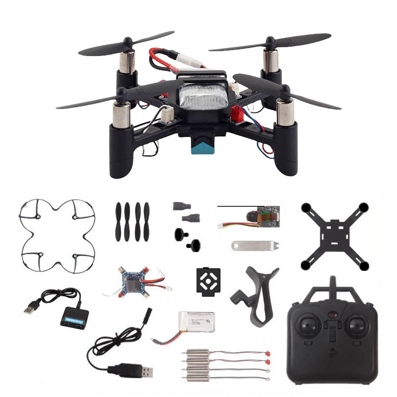 New Assembly DIY Four Axis Aircraft Mini HD Camera Drone Experiment Remote Control