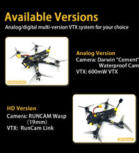 Darwin FPV Baby Ape II Freestyle 3.5inch FPV Racing Drone F411 FC 30A ESC 1504 Motor