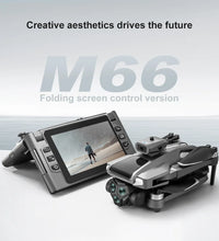 2026 New M66 Drone HD Folding Remote Control With Camera And Screen 5G FPV Camera