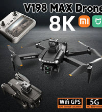Lenovo V198MAX Drone GPS 8K HD Aerial Photography 4K Dual Camera Brushless