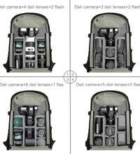 PULUZ Outdoor Dual Shoulders Backpack Handheld PTZ Stabilizer Camera Bag