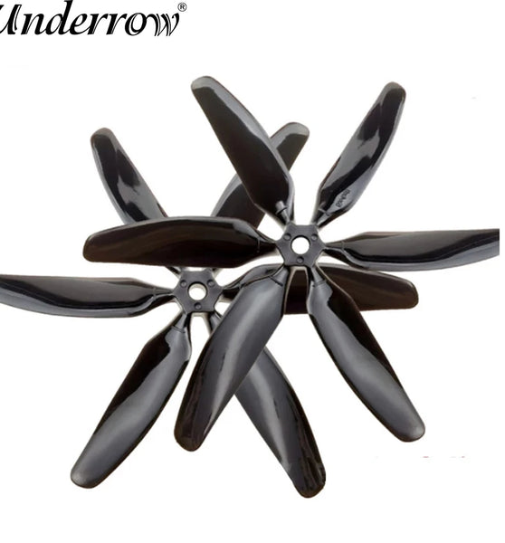 10pcs 504060 Six-blade Propeller CW CCW 5 Inch Propellers Blade For FPV