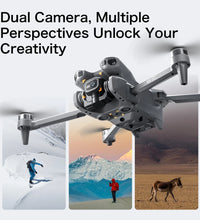 8K FPV Dual Camera 3-Axis Gimbal 10KM GPS Obstacle Avoidance RC Quadcopter