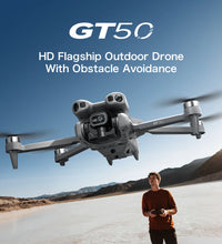 8K FPV Dual Camera 3-Axis Gimbal 10KM GPS Obstacle Avoidance RC Quadcopter