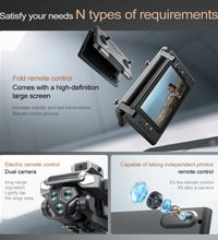 2026 New M66 Drone HD Folding Remote Control With Camera And Screen 5G FPV Camera