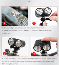 For DJI Air 3S/2S/Mavic 3 Pro/Mavic2 Drone Searchlight Long-Range Night Light