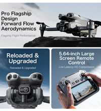8K FPV Dual Camera 3-Axis Gimbal 10KM GPS Obstacle Avoidance RC Quadcopter