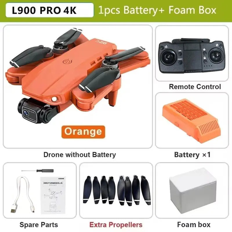 LYZRC Drone L900 Pro 4K Professional 5G GPS HD Dual Camera Photography Brushless Foldable Quadcopter RC