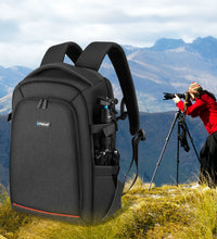 PULUZ Outdoor Dual Shoulders Backpack Handheld PTZ Stabilizer Camera Bag