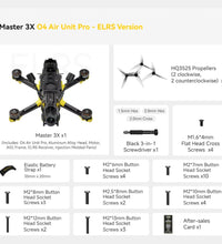SpeedyBee Master 3X Modular O4 Pro PNP ELRS Version FPV Drone HD Digital VTX