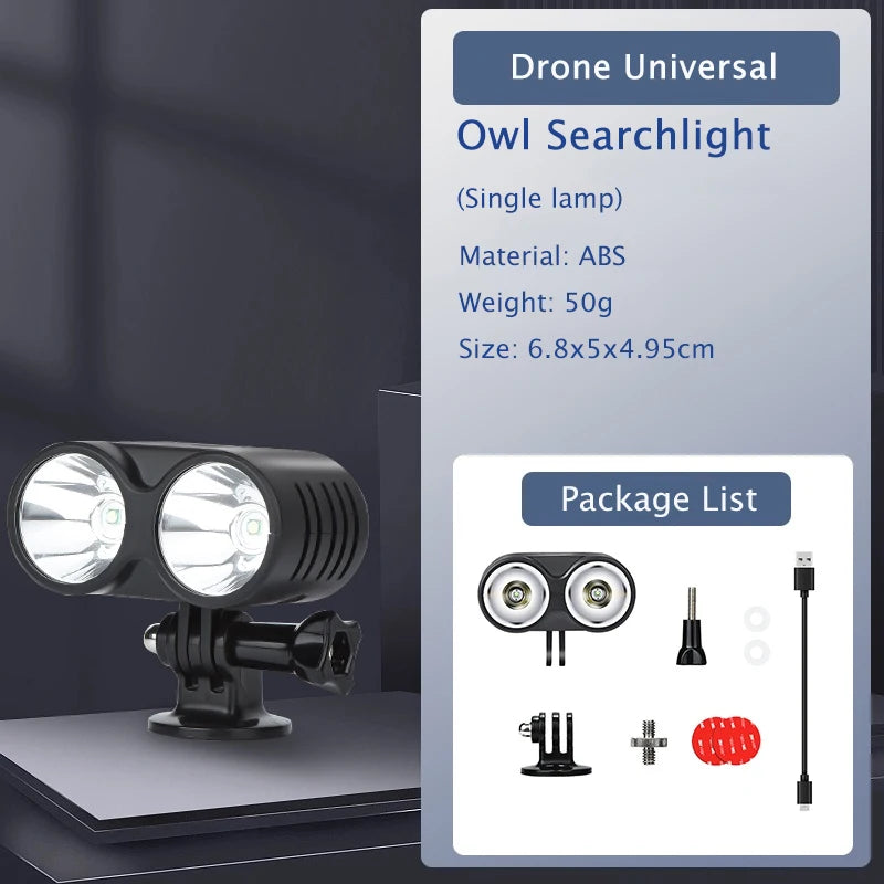 For DJI Air 3S/2S/Mavic 3 Pro/Mavic2 Drone Searchlight Long-Range Night Light