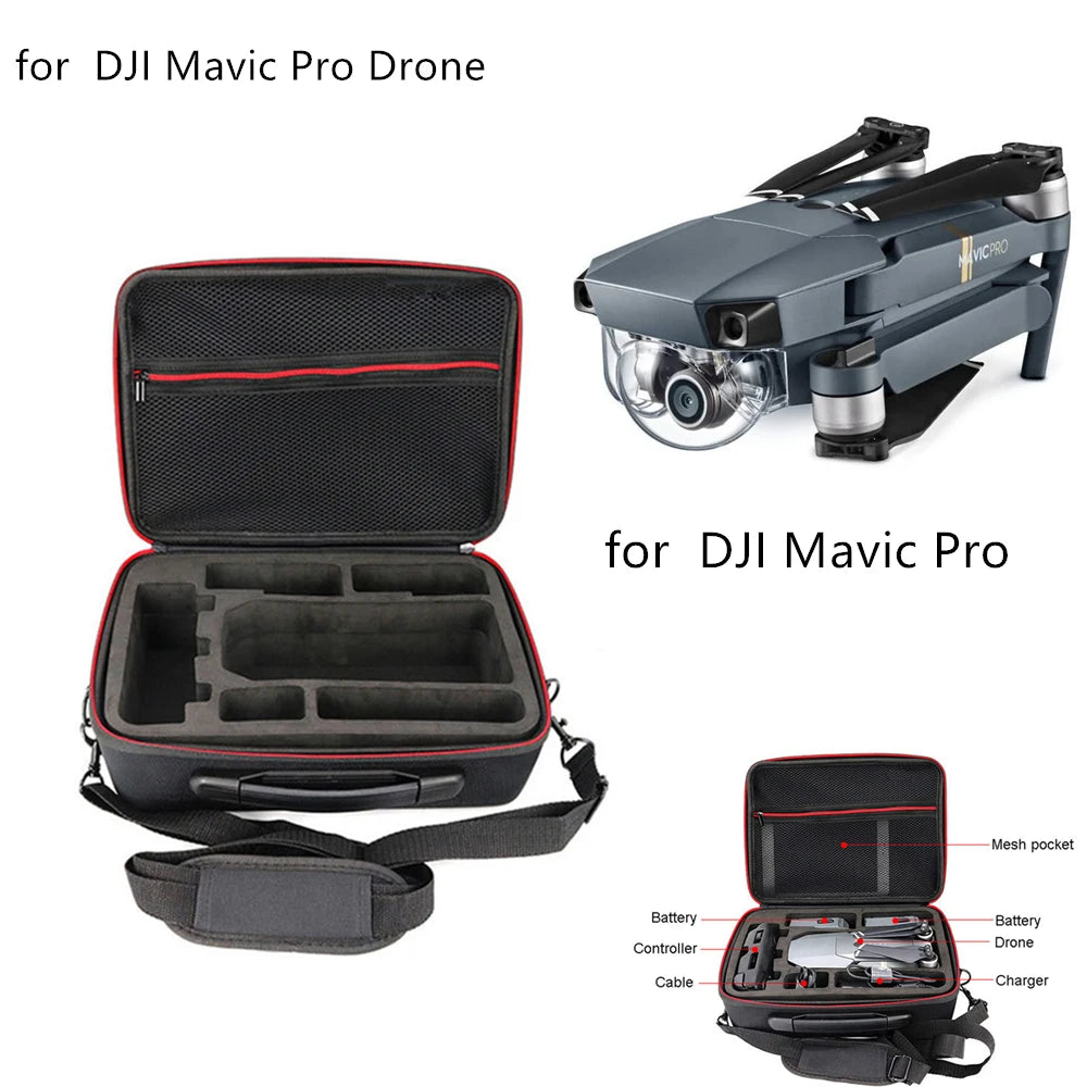 Mavic Pro Hardshell Shoulder Waterproof Bag Case Portable Storage Box Shell Handbag