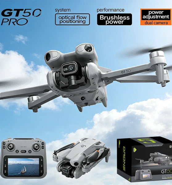8K FPV Dual Camera 3-Axis Gimbal 10KM GPS Obstacle Avoidance RC Quadcopter