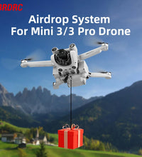 BRDRC 500M Airdrop System for DJI Mini 3/3 Pro Drone Fishing Bait Accessories