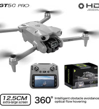 8K FPV Dual Camera 3-Axis Gimbal 10KM GPS Obstacle Avoidance RC Quadcopter