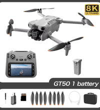 8K FPV Dual Camera 3-Axis Gimbal 10KM GPS Obstacle Avoidance RC Quadcopter