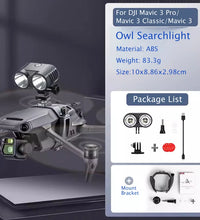 For DJI Air 3S/2S/Mavic 3 Pro/Mavic2 Drone Searchlight Long-Range Night Light